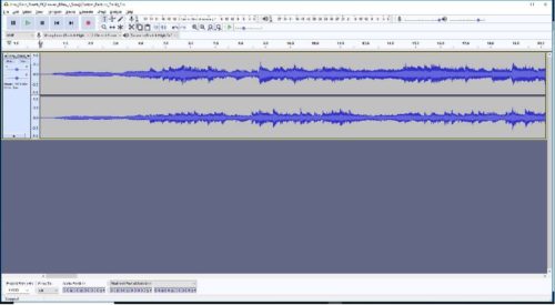 How to record a church service with Audacity