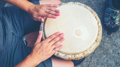 djembe closeup picture